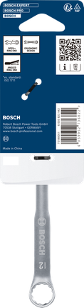 Kunci kombinasi Bosch 12 mm krom vanadium.